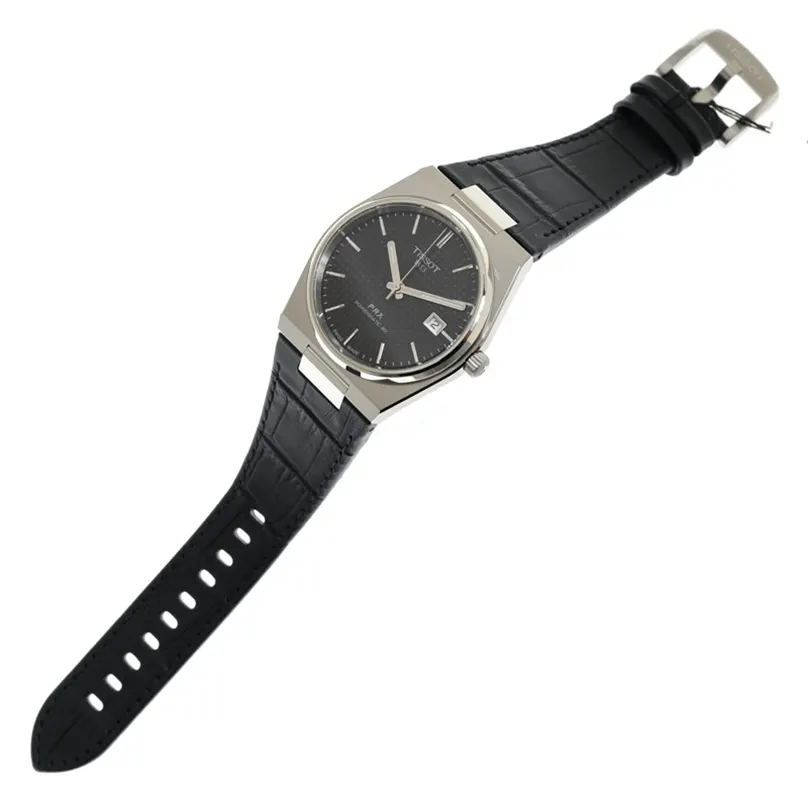 Tissot PRX Swiss Powermatic 80 Black Dial Men's Watch- T137.407.16.051.00